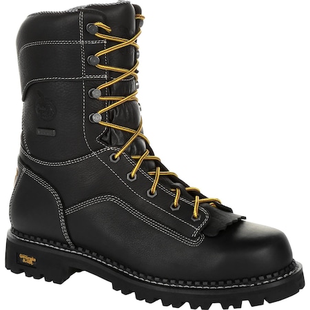 Georgia Boot AMP LT, Men's Composite Toe Logger Work Boot, Black, 11, W, GB00272 GB00272